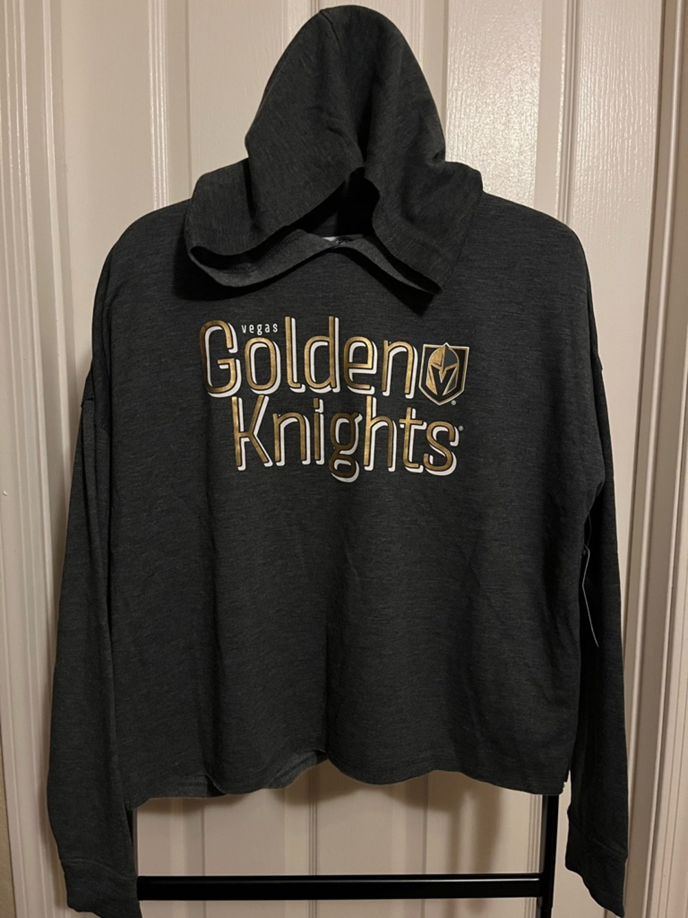NHL Vegas Golden Knights Women's Dark Fleece Hooded Sweatshirt